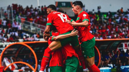 المنتخب المغربي يفوز ويُنهي دور كأس افريقيا الأول بصدارة مجموعته..