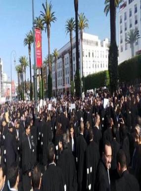 بيانات وتعبير وتضامن اطارات دولية للمحامين مع المحامين المغاربة..