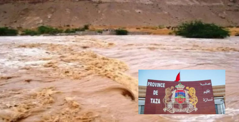 تازة : سبعيني يلقى حتفه غرقا بوادي الاربعاء في غياب قنطرة لفك العزلة ..