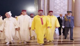 جلالة الملك يترأس حفلا دينيا إحياء لليلة القدر بالقصر الملكي بالرباط ..