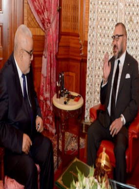 برقية تهنئة من الملك لابن كيران بمناسبة انتخابه أمينا عاما لحزب البيجيدي